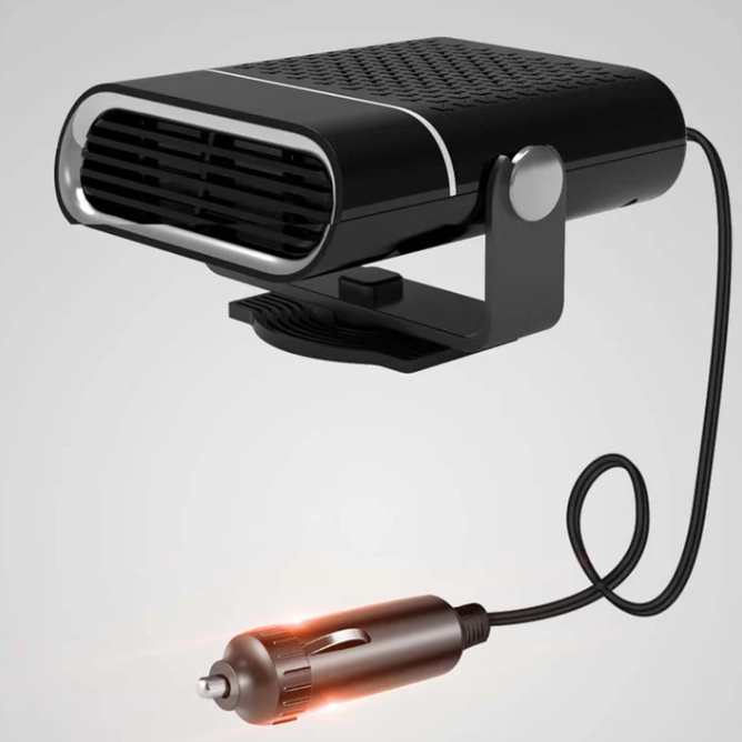 Φορητή θερμάστρα αυτοκινήτου 2 σε 1 με περιστροφή 360°